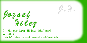 jozsef hilcz business card